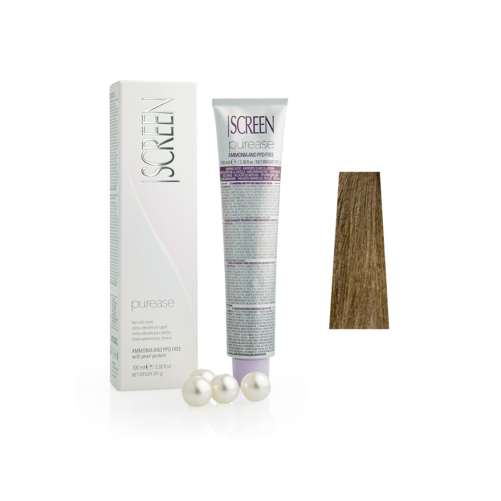 Крем-фарба без аміаку з протеїнами перлів SCREEN Purease 9O (9.7) Matt Extra Light Вlonde, 100 ml - 1